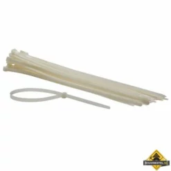 100-delige Set Met Witte Nylon Kabelbinders - 8.8 X 500 Mm