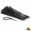 100-delige Set Met Zwarte Nylon Kabelbinders - 4.6 X 200 Mm
