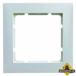 Hager Berker Afdekraam 1V S1 Polarwit Glans