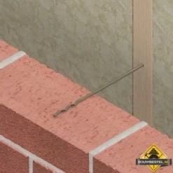 Uni-Hsb (Boor) Spouwanker 400x4.6mm A4 RVS (Spouwbereik: 115mm +/- 15) - 50 Stuks -hulpmiddel Verkoopwinkel 101 11