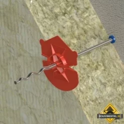 Uni-Slagspouwanker 350x4mm Spouwbereik: 245mm +/- 15 Verzinkt - Per 50 Stuks -hulpmiddel Verkoopwinkel 104 17