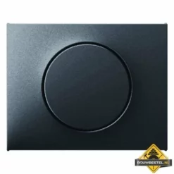 Hager Berker Centraalplaat + Draaiknop Dimmer K1 Antraciet