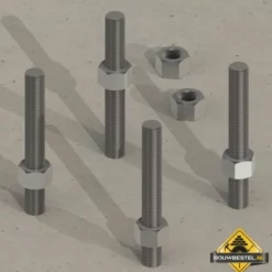 Muurplaatanker M10 250X50mm Verzinkt Draad - 5 Stuks -hulpmiddel Verkoopwinkel 11 24