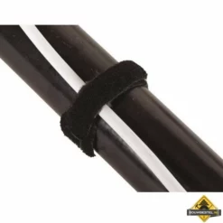Zwarte Klittenband Kabelbinders -hulpmiddel Verkoopwinkel 12 stuks zwarte klittenband kabelbinders 12.5 x 205 mm