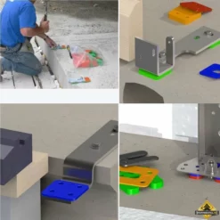 GB Drukplaatjes / Stelplaatjes Rood Zonder Sleuf 70X70X5 - 48 Stuks -hulpmiddel Verkoopwinkel 120 2