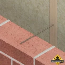 Uni-Hsb Booranker / Spouwanker 300x4mm (Spouwbereik: 195mm +/- 15) Houtdraad A2 RVS - 50 Stuks -hulpmiddel Verkoopwinkel 128 4