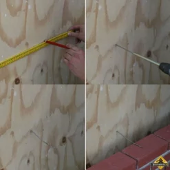 Uni-Hsb (Boor) Spouwanker 220x4.6mm A4 RVS (Spouwbereik: 115mm +/- 15) - 50 Stuks -hulpmiddel Verkoopwinkel 129 6