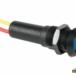 Led Lamp 12V Blauw - Zwarte Behuizing