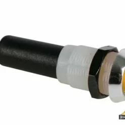 Led Lamp 12V Geel - Chromen Behuizing