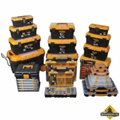 13" Opbergkoffer Met Metalen Stoten -hulpmiddel Verkoopwinkel 13 inch opbergkoffer met metalen stoten handvat