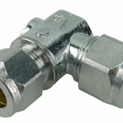 Riko Chroom Mini-kogelkraan Knel Haaks 15x10