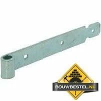 Heng 300mm Voor Pen Diameter: 13mm 40X5- Verzinkt - Per Stuk