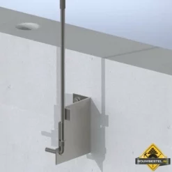 Muurplaatmontageplaat 100mm 2.5 115x2 Sendzimir Verzinkt - Per Stuk -hulpmiddel Verkoopwinkel 15 4