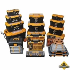 19" Gereedschapskoffer Met Metalen Sloten -hulpmiddel Verkoopwinkel 19 inch gereedschapskoffer met metalen sloten 486x267x242 mm