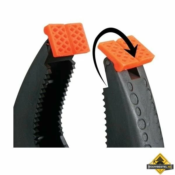 2-stuks PVC Lijmklemmen - 9" 4 2-stuks PVC Lijmklemmen - 9" - Afbeelding 2