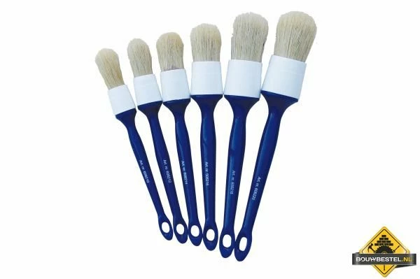 Hoekwitter Wit Haar Kunststof Steel Rond No. 14 3 Hoekwitter Wit Haar Kunststof Steel Rond No. 14