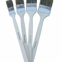 Radiatorkwast Wit Haar Houten Steel 2,5 Inch