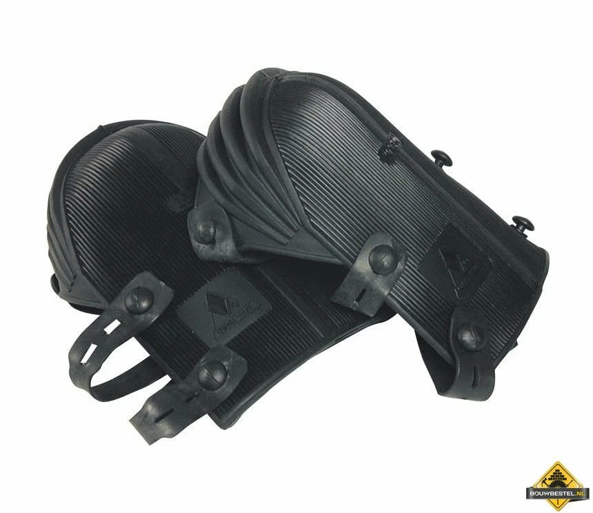 Kniebeschermers SUPER PROF Harmonica Volrubber Extra Lang + Riemen 3 Kniebeschermers SUPER PROF Harmonica Volrubber Extra Lang + Riemen