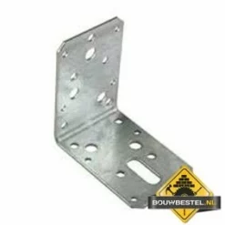 GB Hoekanker 40x60x2,5 Mm Staal Sendzimir Verzinkt Per 100 Stuks