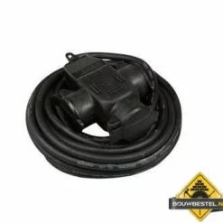 3-delige Stekkerdoos Buiten + 5 Meter Kabel