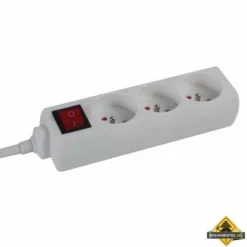 3-voudige Stekkerdoos Met Schakelaar - Penaarde