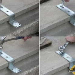 Vloer Kozijnstrip 35X75X170mmmm 60X8mm Elektrolytisch Verzinkt - Per Stuk -hulpmiddel Verkoopwinkel 40 6