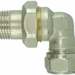 Riko Radiatorkoppeling 3-delig 1/2x15 Knel Haaks