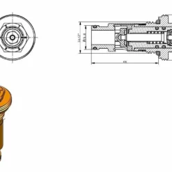 Riko Therm.inzetstuk M30 X 1/2 Tbv.H-blok