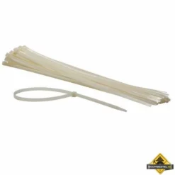 50-delige Set Met Witte Nylon Kabelbinders - 8.8 X 610 Mm