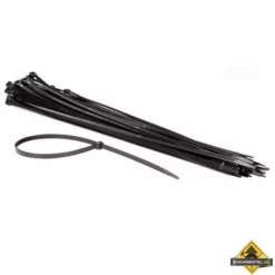 50-delige Set Met Zwarte Nylon Kabelbinders - 8.8 X 610 Mm