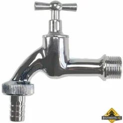 HM Slangwartelkraan Chroom 1/2x3/4