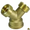 Messing Y-stuk Connector 3/4inch Binnen - 2x Buiten 1 Messing Y-stuk Connector 3/4inch Binnen - 2x Buiten -hulpmiddel Verkoopwinkel 54.3732 1