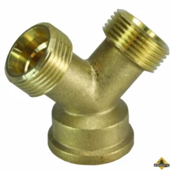 Messing Y-stuk Connector 3/4inch Binnen - 2x Buiten