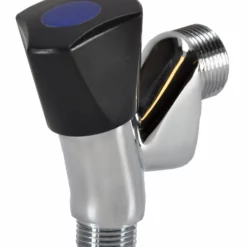 Kiwa Beluchterkraan 1/2 Zwarte Knop