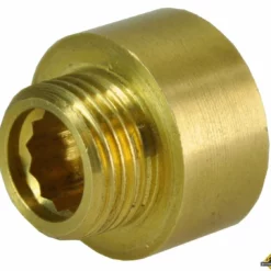 Messing Neusstuk 1/2 Binnen X 3/8 Buiten