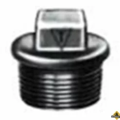 Draadfitting Plug 3/8 Zwart