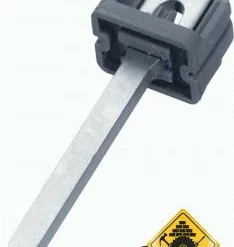 PVC Muurpen Met Klemnok 65mm