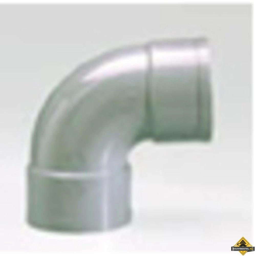 PVC Afvoerbocht 90 Graden Mof/mof Grijs 40mm 3 PVC Afvoerbocht 90 Graden Mof/mof Grijs 40mm