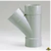 PVC T-stuk 45 Graden 3xmof Grijs 75mm 1 PVC T-stuk 45 Graden 3xmof Grijs 75mm -hulpmiddel Verkoopwinkel 62.2209