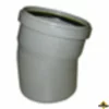 PVC Afvoerbocht 15 Graden Manchet/spie 110mm