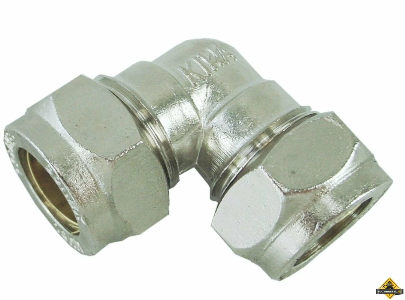 Knie Knelkoppeling 15x15 Vernikkeld 3 Knie Knelkoppeling 15x15 Vernikkeld