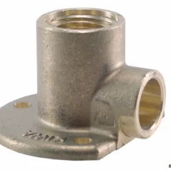 Messing Soldeer Muurplaat Laag 1/2x12mm