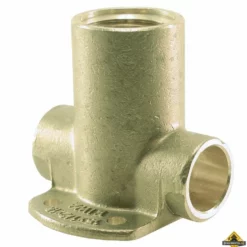 Messing Soldeer Muurplaat Dubbel Laag 15x1/2x15