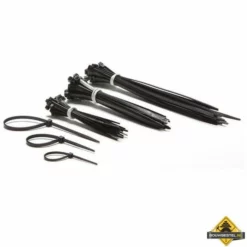 75-delige Set Met Zwarte Nylon Kabelbinders