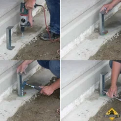 Puisteun GB / Betonhoek 60X70X300mm 115x2 Zink Magnesium - Per Stuk -hulpmiddel Verkoopwinkel 7 8