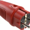 Sirox Volrubber Stekker Rood, IP44 -hulpmiddel Verkoopwinkel 802 400 04
