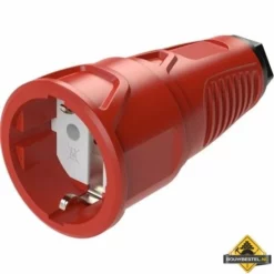 Sirox Rubber Contrastekker Met Polyamide Inzetstuk Rood, IP20 -hulpmiddel Verkoopwinkel 802 451 04 600x600