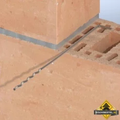 Uni-L Spouwanker 170x3.6mm (Spouwbereik: 55mm +/- 15) Verzinkt Draad - 50 Stuks (NIET MEER LEVERBAAR) -hulpmiddel Verkoopwinkel 95