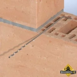 Uni-L Spouwanker 230x4mm (Spouwbereik: 115mm +/- 15) Verzinkt Draad - 50 Stuks -hulpmiddel Verkoopwinkel 95 3