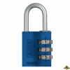 Abus 145/30 Blauw Aluminium Cijfercombinatiehangslot - 30 Mm -hulpmiddel Verkoopwinkel abus 145 30 blauw aluminium cijfercombinatiehangslot 30mm